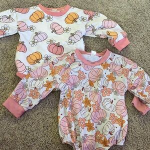 Fall sweater rompers